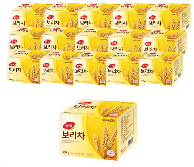 동서 보리차 티백, 10g, 30개입, 16개