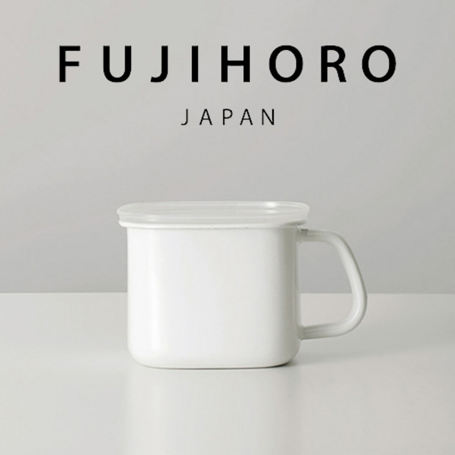 후지호로 인덕션 사각 법랑 캐니스터 편수냄비 1.5L, 18.5cm, 1개