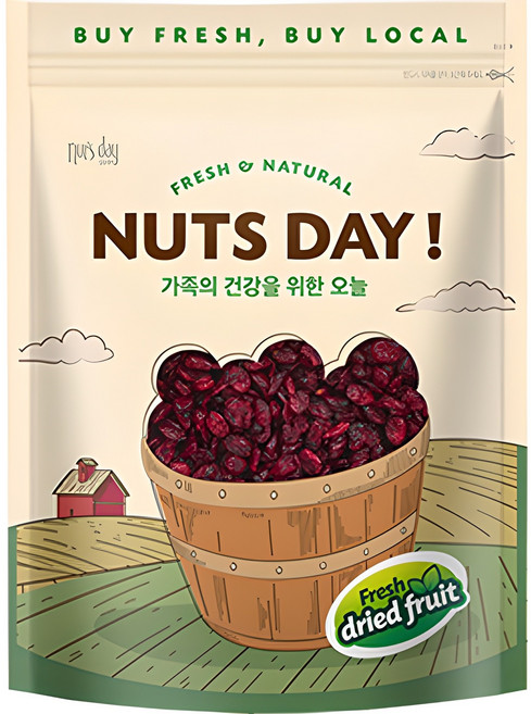 넛츠데이 건크랜베리, 600g, 1개