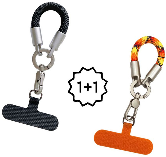 허니코코 미니 로프 핸드폰 스트랩 키링( 전기종 호환 가능), 1개, 04 오렌지