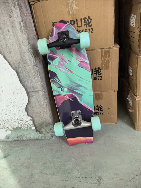 DBH 專業版陸地衝浪板 雙翹設計 進口楓木板面, 如圖所示, 1個