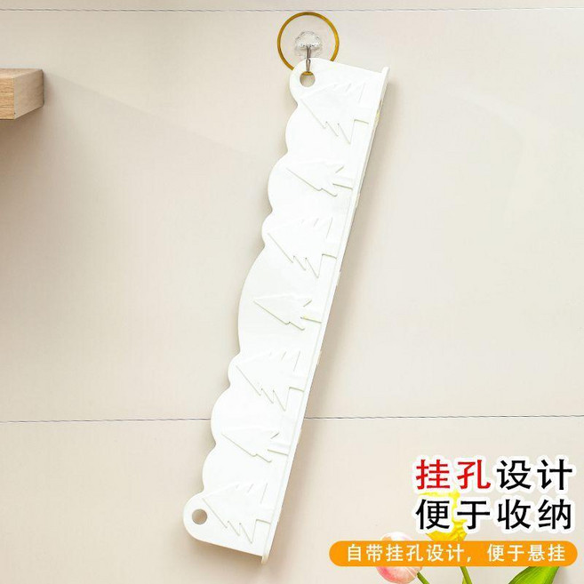 good 水槽擋水板硅膠防濺吸盤式擋板水池防水, 1個, 牛奶白 適用平面光滑檯面 1個裝, 牛奶白