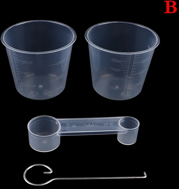 빵기계 제조 부품 측정 컵 스푼 키트 도구 Donlim Midea ACA Panasonic PETRUS PHILIPS 등용 200ml 1, 01 B