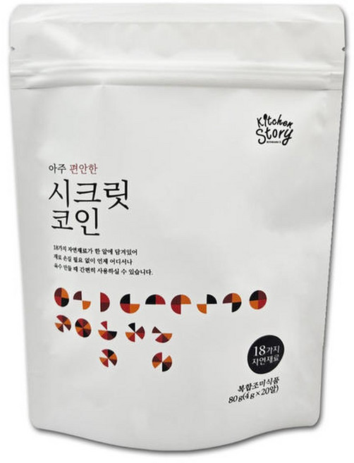 키친스토리 시크릿코인 아주편안한 코인육수 (4g x 20개입) 빅마마 TS, 4g, 1개