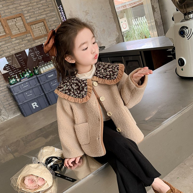 [실버플라워] 여아용 뽀글이점퍼 겨울 점퍼 아동 겨울패딩109