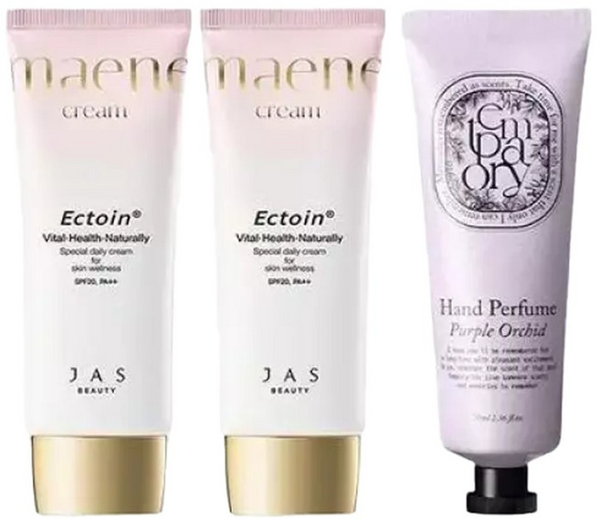 쟈스 엑토인 맨얼굴 크림 wb 퍼퓸 핸드크림, 2개, 55ml