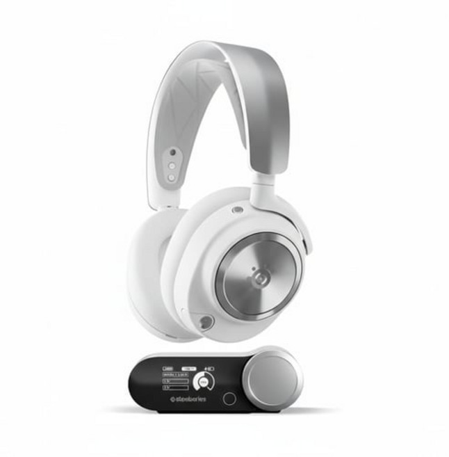 스틸시리즈 ARCTIS NOVA PRO WL WH 무선 게이밍 헤드셋 / 공식 판매점, light white(화이트색상), earphones/gamebuds