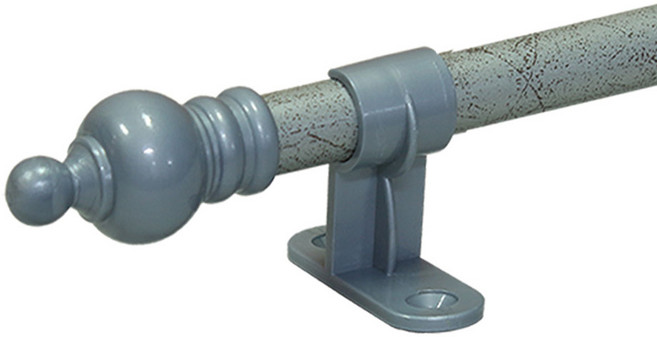 한국레일갤럭시 15mm 레이스 커튼봉 커텐봉, 실버