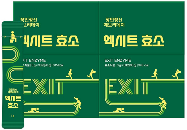 장인정신에브리데이 에브리데이 엑시트효소 1박스(30포), 2박스, 2박스, 90g