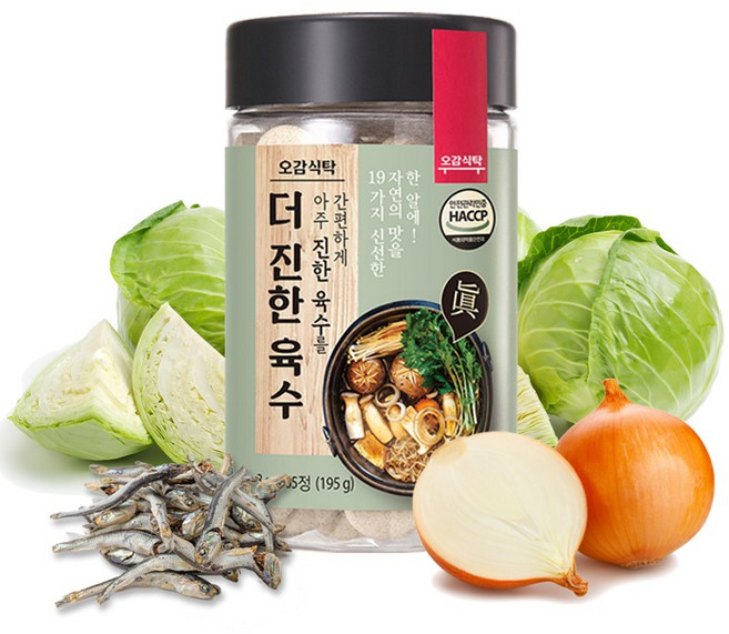 오감식탁 더 진한 육수, 195g, 1개