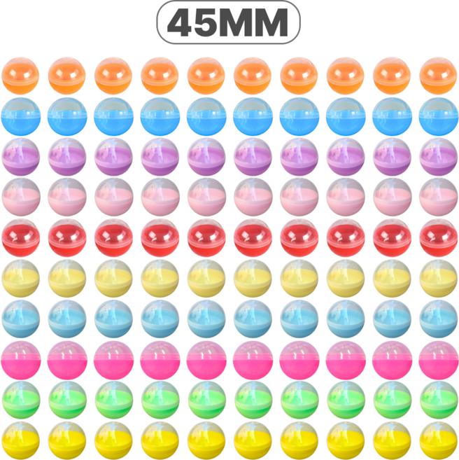 조빈니타 다용도 반투명 뽑기캡슐, 100개