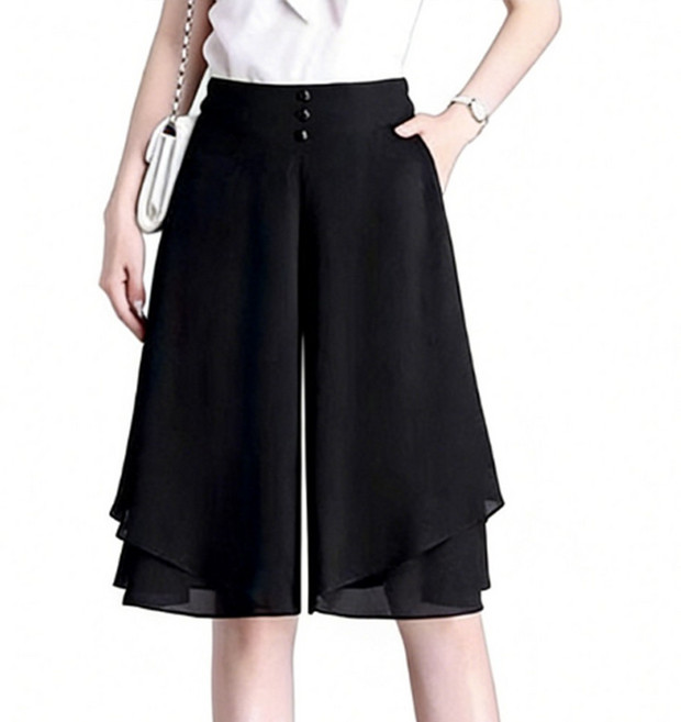 차쿠 여성 여름 정장 5부 6부 반바지 시원한 쿨 반바지