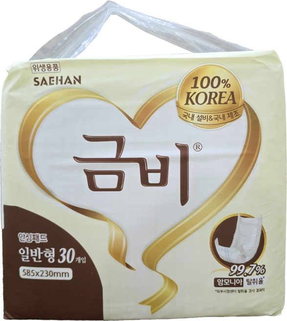 금비 남녀공용 실버 일반형 성인기저귀, 30개입, 8개