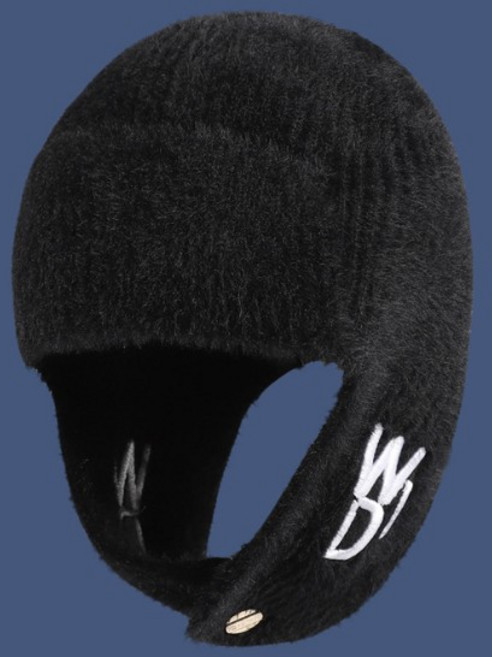 따봉오빠 남성 여성 니트 겨울 귀달이 방한모자 스키 썰매 보드 컬러 YY3080