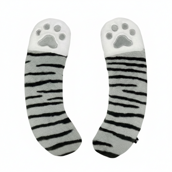 하니월드 따뜻한 발바닥 기모 변기커버시트, 그레이, 1개