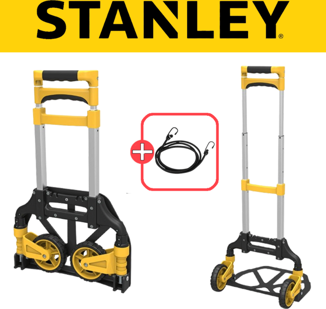 스탠리 접이식 핸드 트럭 카트 수레 구르마 대차 끌차 STST98020L 마켓스토리 탄성로프 1.2m 추가 구성