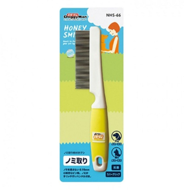 도기맨 HS 손잡이 참빗 브러쉬/빗, 손잡이참빗, 1개