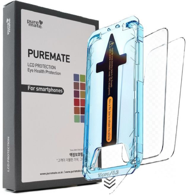 퓨어메이트 아이폰17 에어 강화유리 액정보호필름 올인원글라스 iT (자동부착기) 고투명 지문방지 방탄 풀커버 리얼터치, 1개