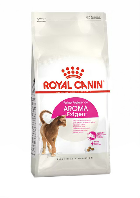 ROYAL CANIN 貓咪濃郁香氣乾糧 Aroma Exigent, 2kg, 1包, 挑嘴貓濃郁香味配方成貓E33