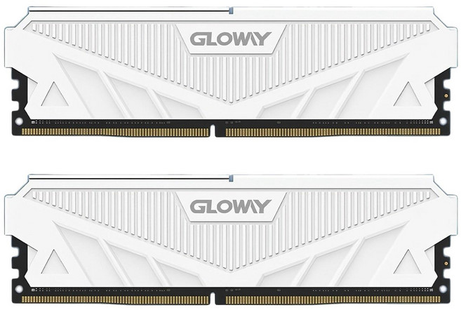 글로웨이 DDR4 데스크탑 램 티앤스 화이트 C18 8GB GW3600N8G-18W 2개입, 1개