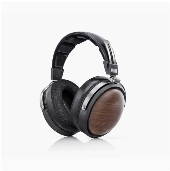 FiiO FT1 폐쇄형 오버이어 헤드폰 60mm 다이나믹 드라이버 고해상도 오디오 유선 아메리칸 블랙 우드 컵, 02 Black Wood