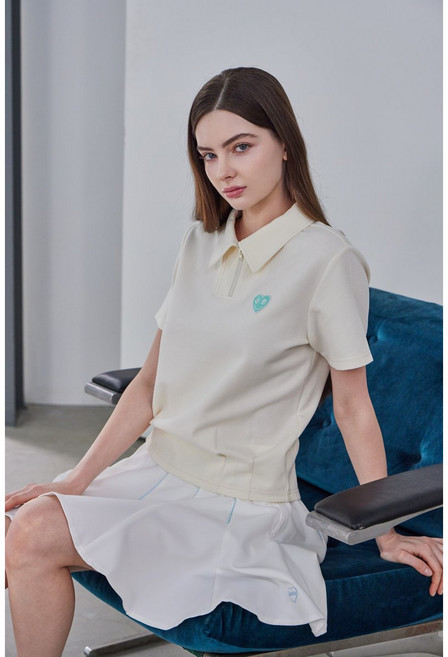 고엑스오 스마일하트 플랫 카라탑 크림 416575