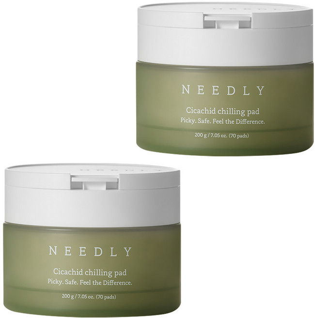 니들리 시카치드 칠링 패드 200g, 70매입, 2개