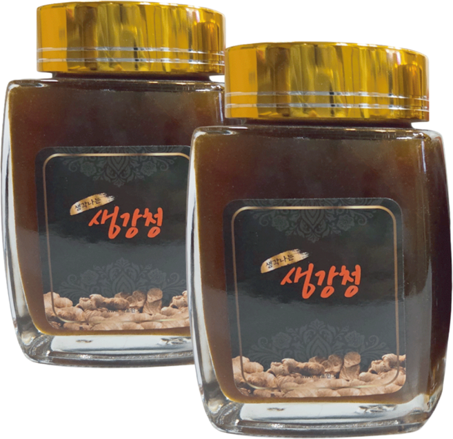약초인 국내산 생강청 500g 국산 생강차용 선물용, 650g, 2개