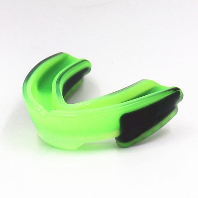 마우스피스 가드 형상기억 선수용 복싱 스파링스포츠 태권도 헬스, 딥그린, 2개