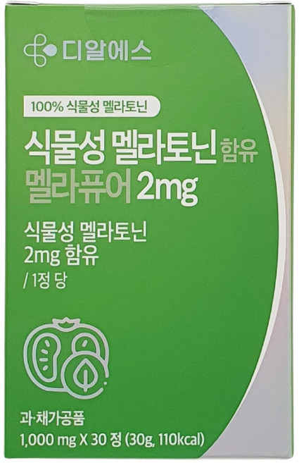디알에스 멜라퓨어 2mg, 1개, 30정