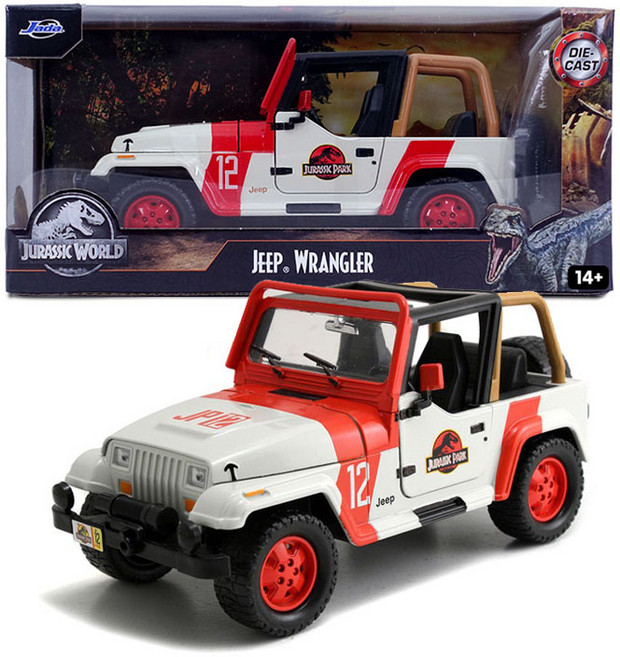 (선물완구) 아카데미과학 JADA S24004 1/24 쥬라기월드 1992 Classic Jeep Wrangler, 1개