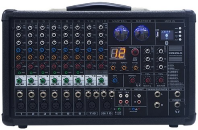 카날스 전문가용 파워드 믹서 앰프, Kanals BKM-800