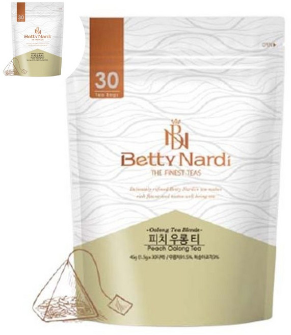 맛있는차 피치 우롱차 삼각 티백 복숭아 블랜딩 오룡차 30EA, 1.5g