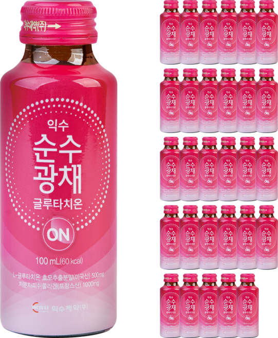 익수제약 순수광채 글루타치온 콜라겐, 30개, 100ml