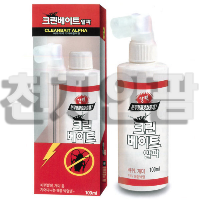 크린베이트 알파 100ml/분무형 해충살충제/바퀴벌레약 x2, 100ml, 9개