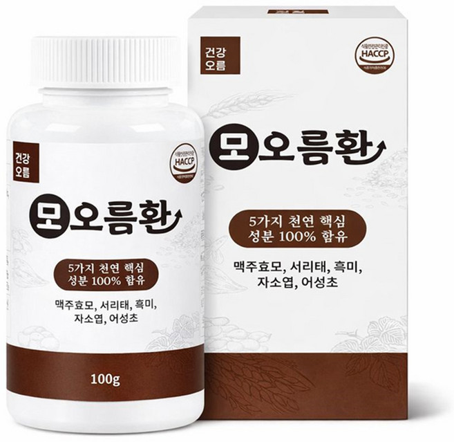 건강오름 모오름환 5가지 자연원료 복합환 1개월분, 1개, 100g