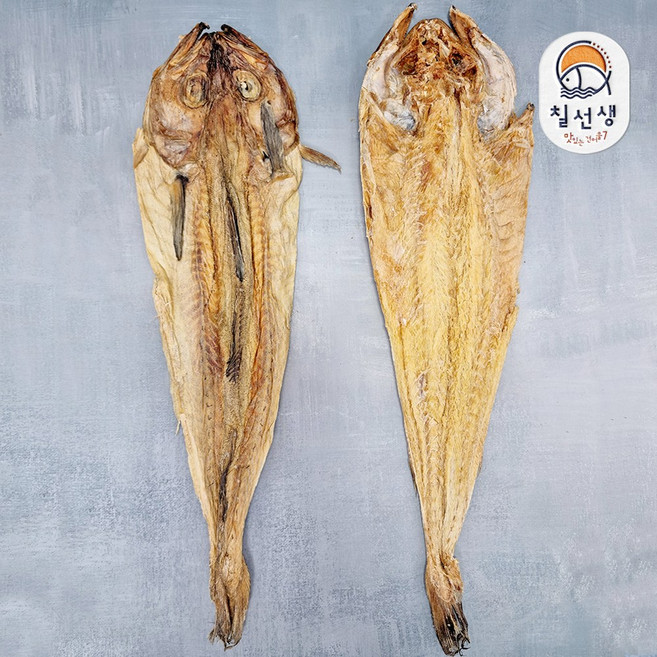 칠선생 자연건조 황금빛 황태포 5마리 (28-30cm), 단품