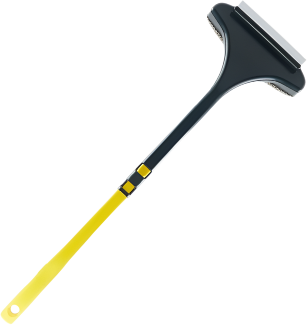 매일다미 방충망 청소솔, 청록+노랑 혼합색상, 1개