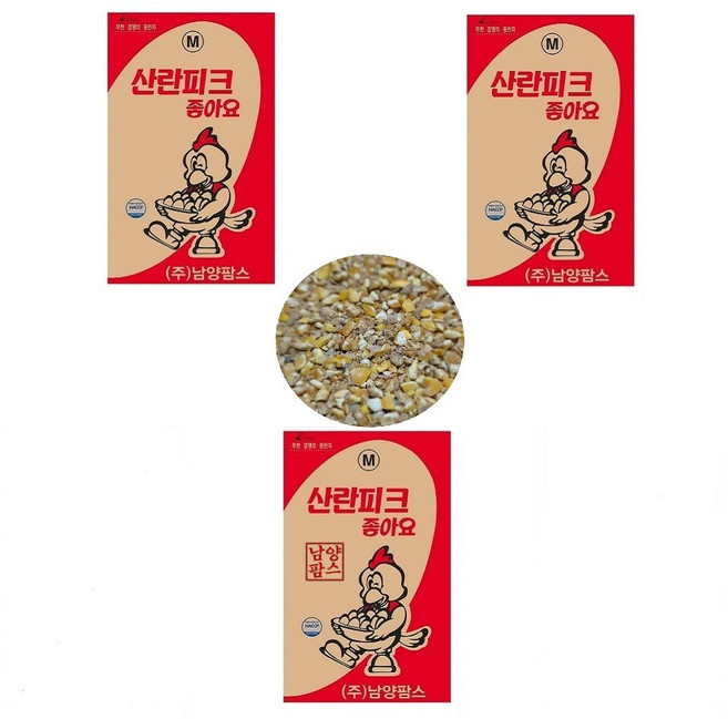현대사료 산란피크20kgx3개 닭사료 닭모이 닭먹이 오골계 청계 산란사료, 20kg