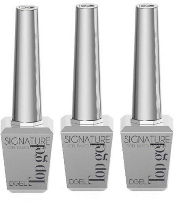 디젤 시그니처 방 탑젤 x 3개 / 고광택 프리미엄 방탑 젤네일, 라이트, 12ml