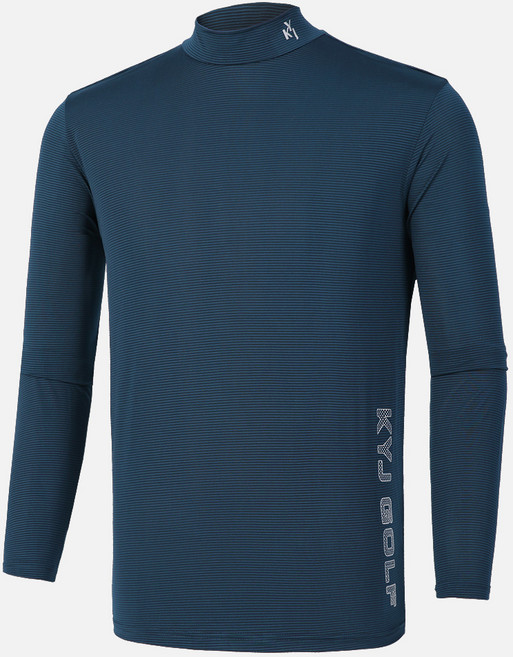 [김영주골프] 남성 냉감 반폴라 긴팔 티셔츠_운동 등산 러닝 레이쿨