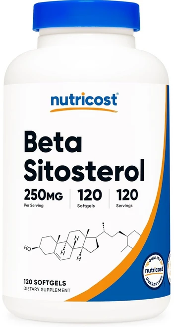 뉴트리코스트 베타 시토스테롤 250mg 120소프트젤, 120정, 1개 - 쿠팡