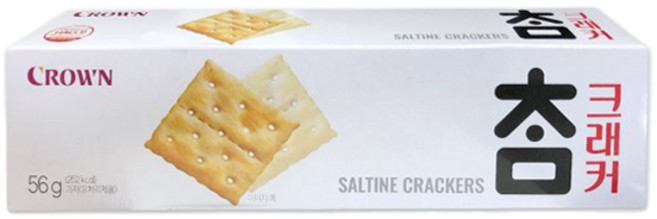 크라운 참 크래커, 56g, 2개
