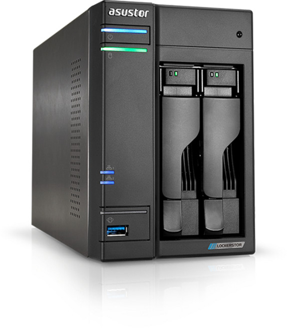 ASUSTOR 2Bay NAS 網路儲存伺服器, AS6602T