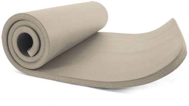 IW 끼리(77121)_IW 두꺼운 NBR 요가매트 8-40mm 와이드 매트 층간소음 방지 홈트운동, 오이스터그레이, 1개