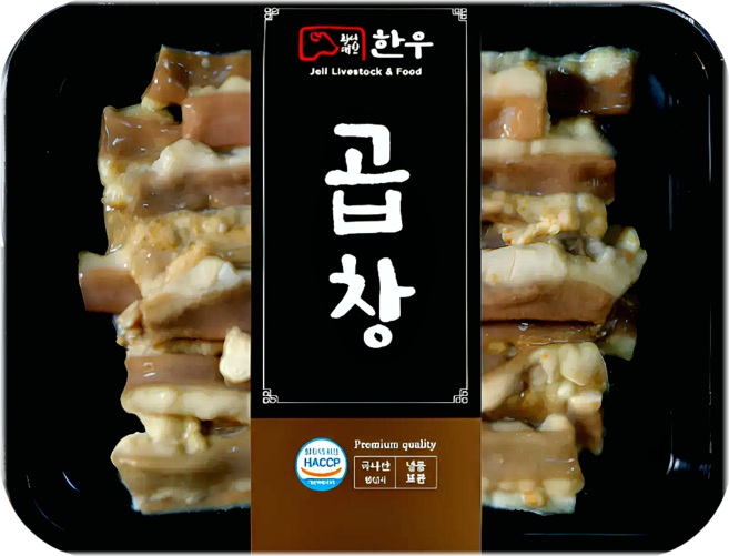횡성제일한우 초벌 한우곱창(소스포함), 200g, 3개