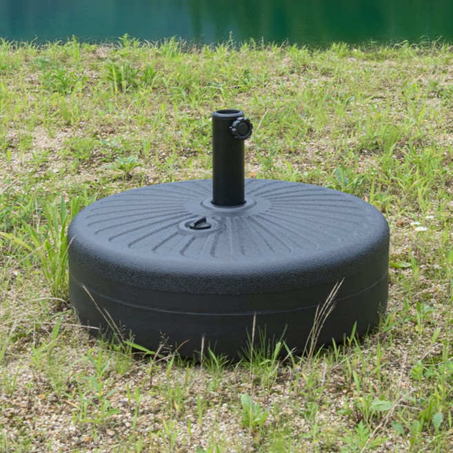 프리폼 반자동파라솔 고정받침대 물통 지지대 받침대 파라솔받침 고정물통 (파라솔미포함), 반자동파라솔 고정물통, 반자동파라솔 고정물통