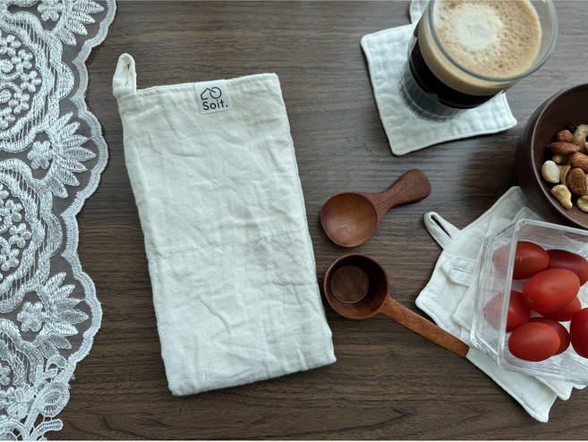 (soit)소잇 소창 주방수건 그릇닦기용 바로사용가능 정련완료 2겹 고리수건