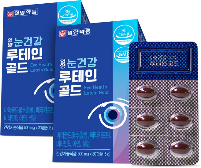 일양약품 눈건강 루테인 골드, 30정, 2개