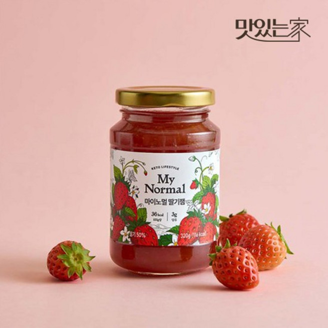 마이노멀 딸기잼, 320g, 1개